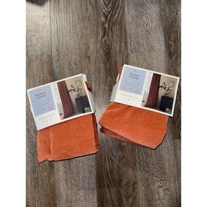 2 Blackout Curtains 84" Threshold